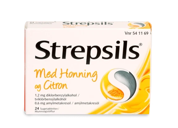 Strepsils med Honning og Citron 24 sugetabletter