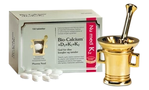 Bio-Calcium+D3+K1+K2 150 tabletter