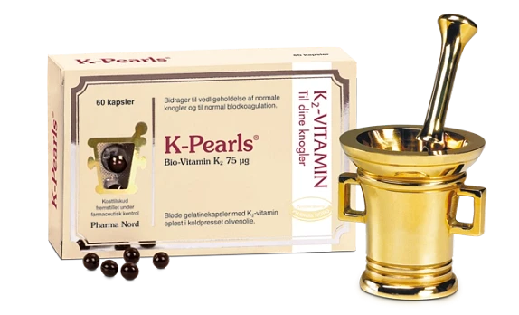 K-Pearls K2 Bio-Vitamin 75 mcg 60 kapsler