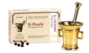K-Pearls K2 Bio-Vitamin 75 mcg 60 kapsler