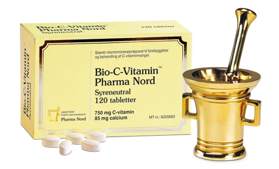 Bio-C-Vitamin syreneutral 750 mg 120 tabletter