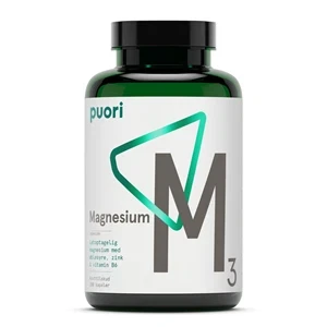 Puori M3 – Letoptagelig magnesiumkompleks – vegansk 180 veg. kaps.