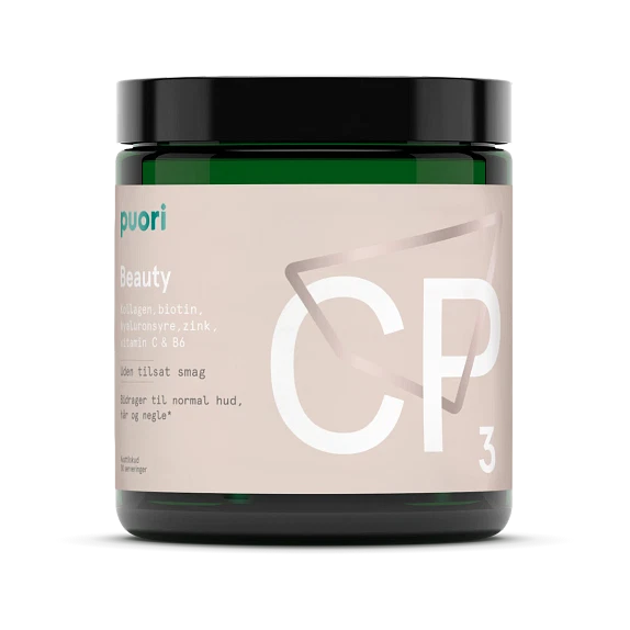 Puori CP3 – Beauty Kollagen uden tilsat smag (155 g)