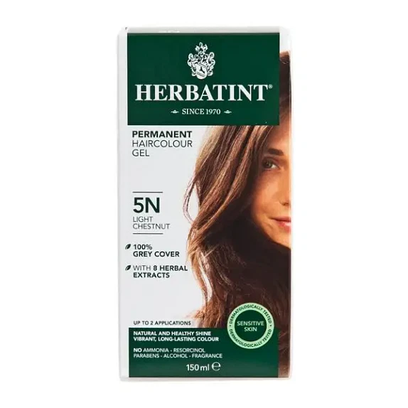 5N Light Chestnut Hårfarve Herbatint 150 ml