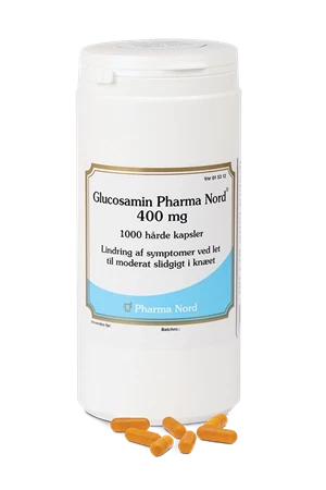 Glucosamin Pharma Nord 400 mg 1000 kapsler