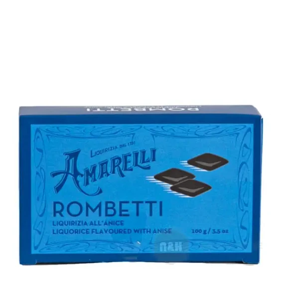 Amarelli Engelsk Lakrids Anis Rombetti 100 g