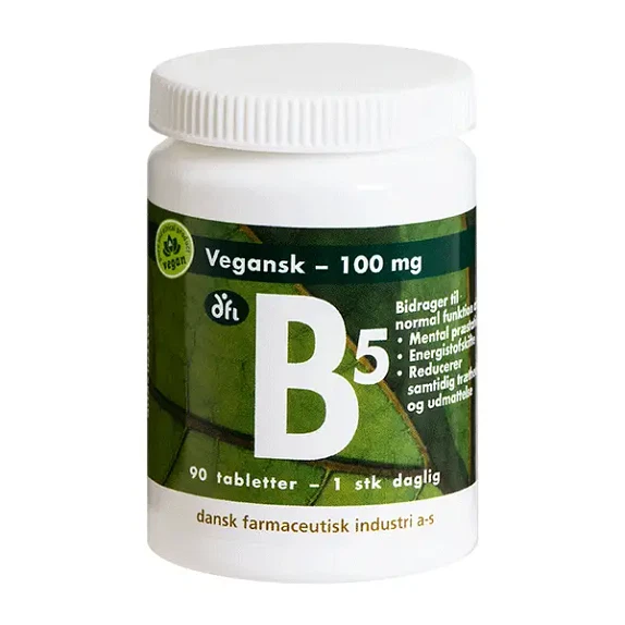 B5 100 mg 90 tabletter