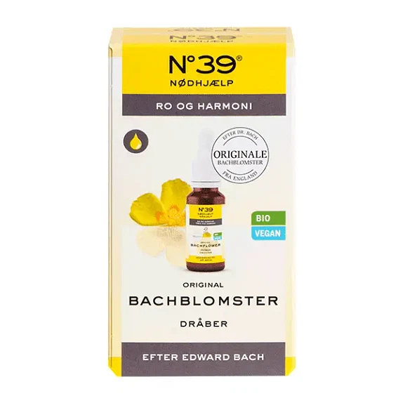 Bachblomster No 39 Nødhjælp Dråber 10 ml økologisk