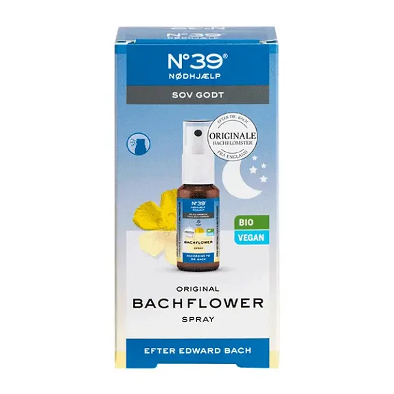 Bachblomster No 39 Nødhjælp Spray Sov Godt 20 ml økologisk