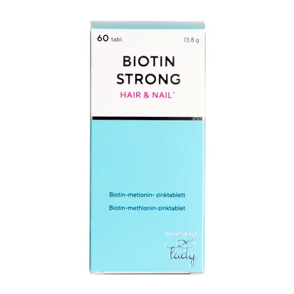 Biotin Strong Hair & Nail 60 tabletter