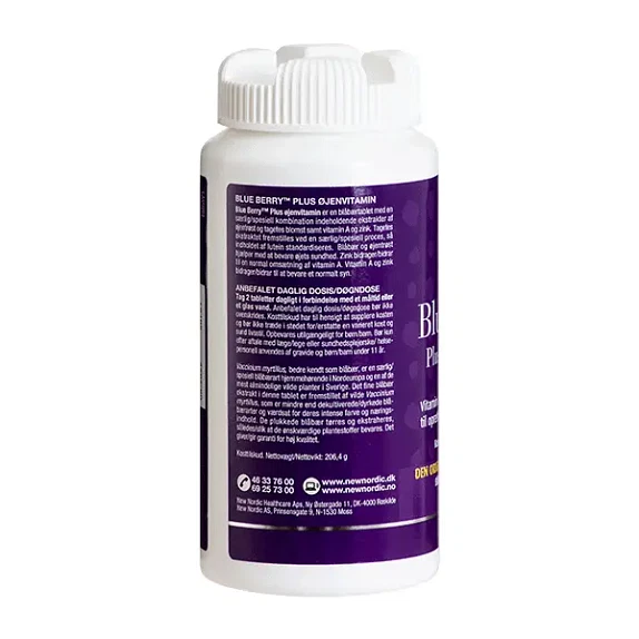 Blue Berry Plus Øjenvitamin 240 tabletter