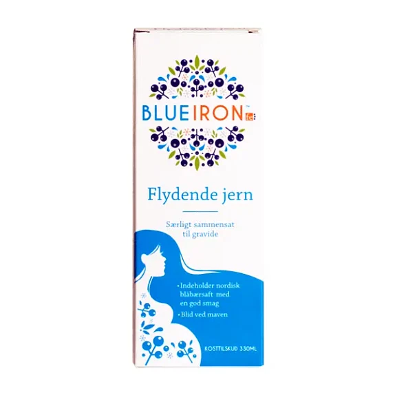 BlueIron Flydende Jern til Gravide 330 ml