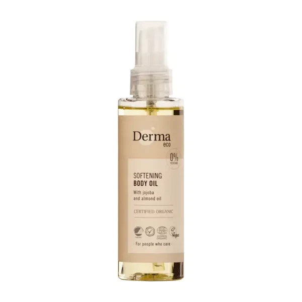 Body Oil Softening Derma Eco 150 ml økologisk
