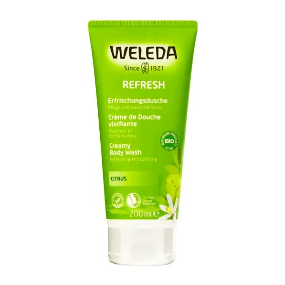 Body Wash Refresh Creamy Citrus Weleda 200 ml