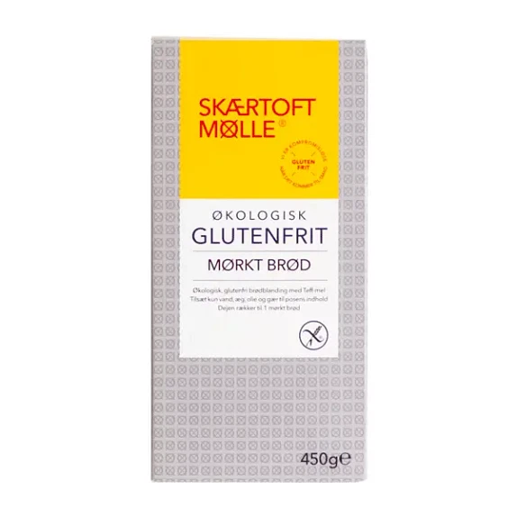 Brødblanding Mørkt Brød Glutenfri 450 g økologisk