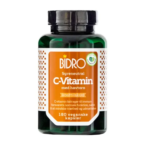 C-Vitamin Bidro 180 vegetabilske kapsler