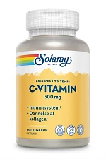 C-Vitamin 500 mg Solaray 180 kapsler