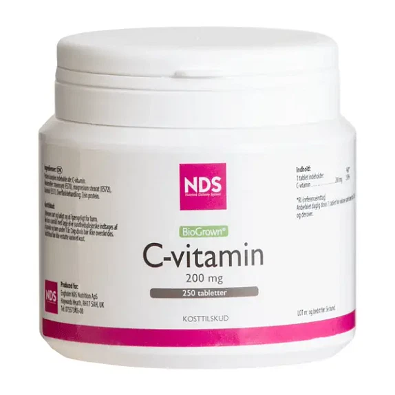 C-vitamin NDS 250 tabletter