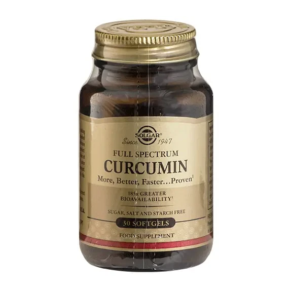 Curcumin Full Spectrum Solgar 30 softgels