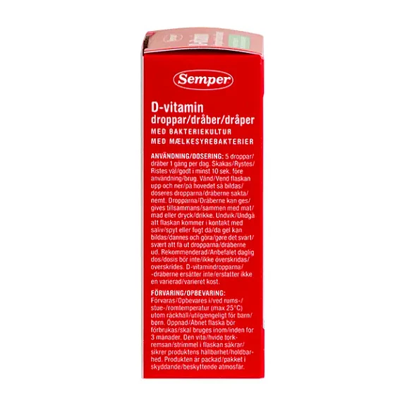 D-vitamin dråber BioGaia Semper 10 ml