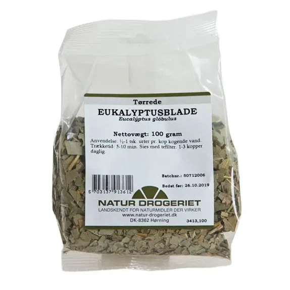 Eukaluptusblade Tørret 100 g