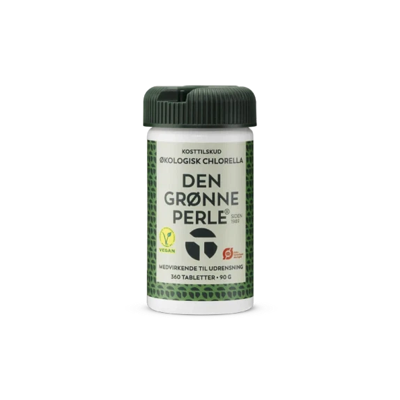 Chlorella Økologisk – Den Grønne Perle® (360 tabl.)