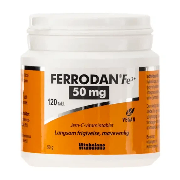 Ferrodan Fe2+ 50 mg 120 depottabletter