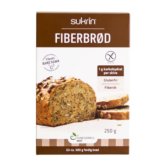 Fiberbrød Sukrin 250 g