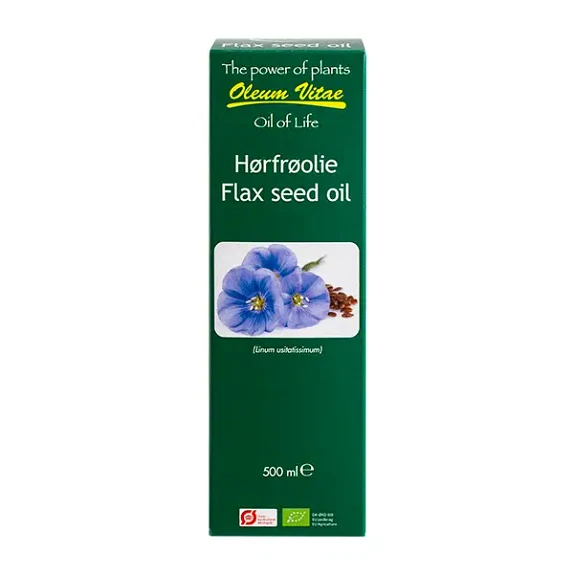 Hørfrøolie Flax Seed Oil of Life 500 ml økologisk