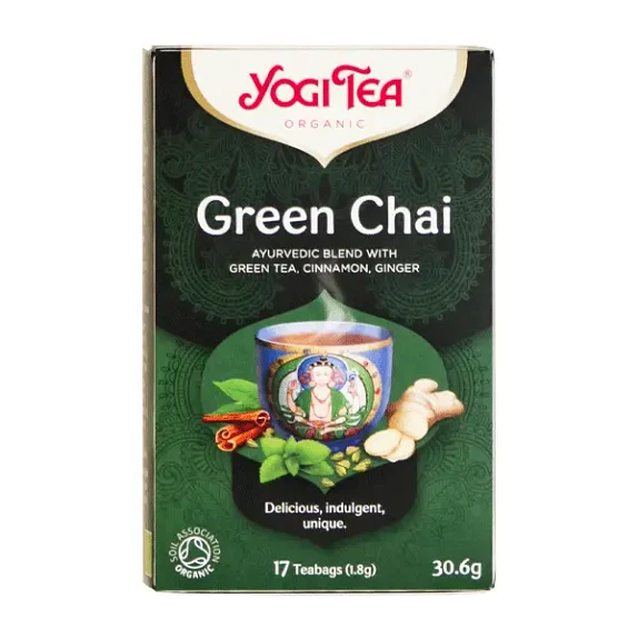 Green Chai Ayurvedisk Yogi 17 breve økologisk 