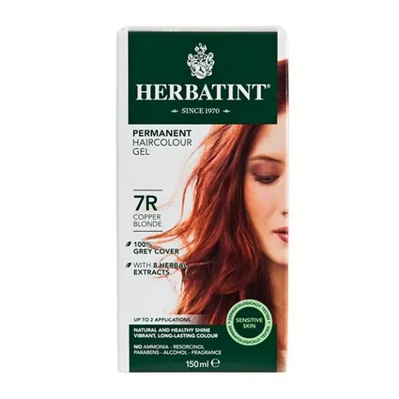 Hårfarve 7R Copper Blonde Herbatint 150 ml