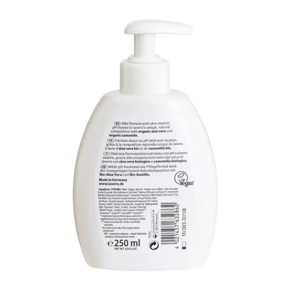 Handwash Mild Basis Sensitiv Care Lavera 250 ml