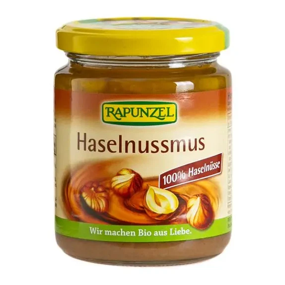 Hasselnøddecreme Rapunzel 250 g økologisk