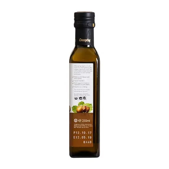 Hazelnut Oil Clearspring 250 ml økologisk