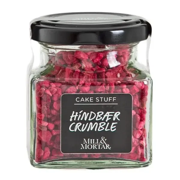 Hindbærcrumble frysetørret Mill & Mortar 12 g