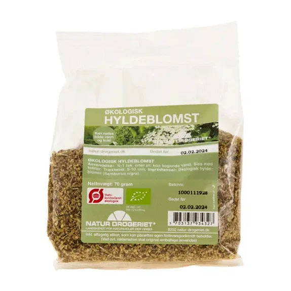 Hyldeblomst 70 g økologisk