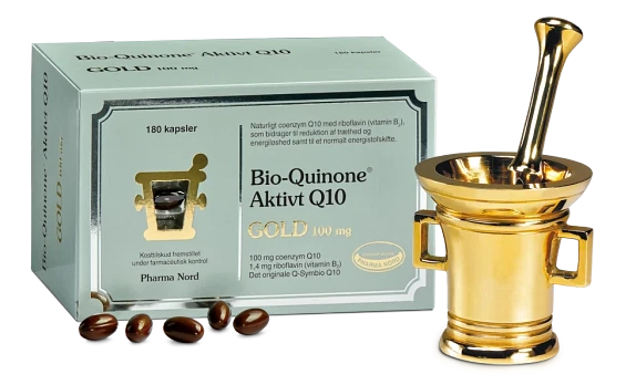 Bio-Quinone Aktivt Q10 Gold 100 mg 180 kapsler