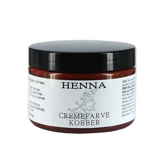 Henna cremefarve kobber