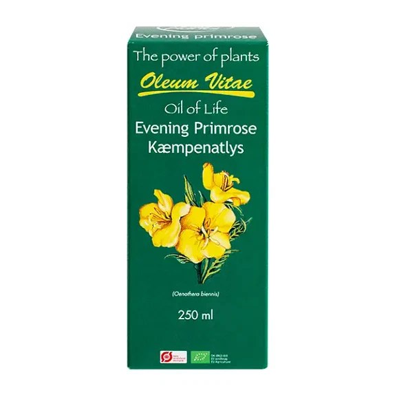 Kæmpenatlys Evening Primrose Oil of Life 250 ml øko