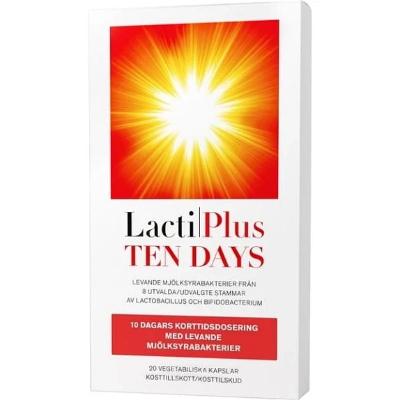 LactiPlus Ten Days 20 kapsler