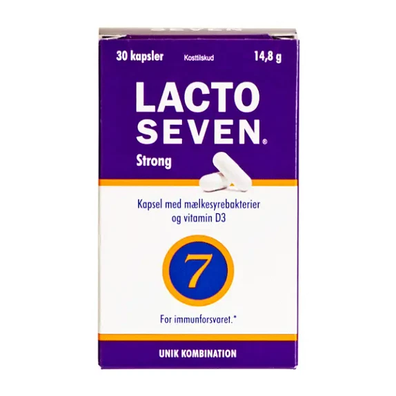 Lacto Seven Strong 30 vegetabilske kapsler