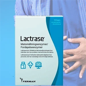 Lactrase 10 vegetabilske kapsler