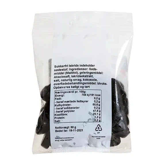 Lakridshjerter salt sukkerfri 90 g