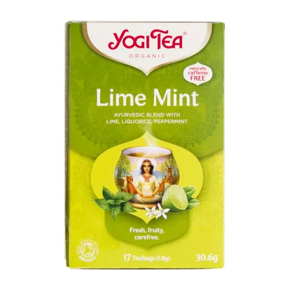 Lime Mint Ayurvedisk Yogi 17 breve økologisk