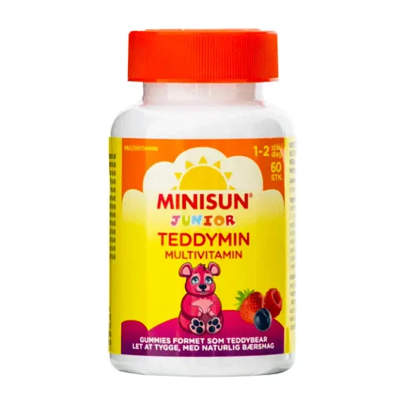 Minisun Junior Teddymin Multivitamin 60 stk