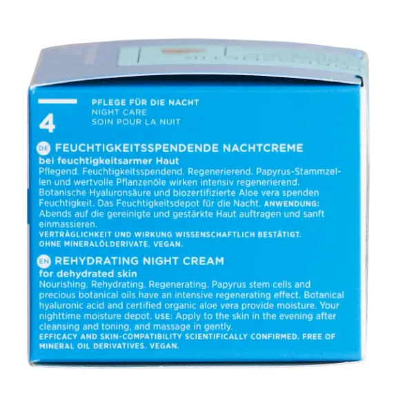 Night Cream Rehydrating AquaNature 50 ml økologisk