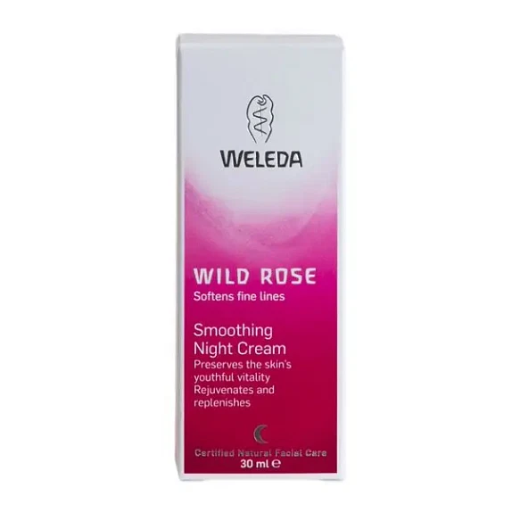 Night Cream Wild Rose Smoothing Weleda 30 ml