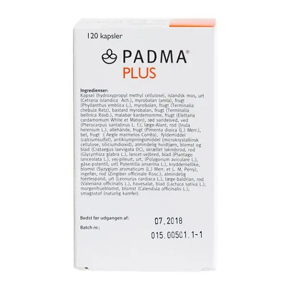 Padma Plus 120 kapsler