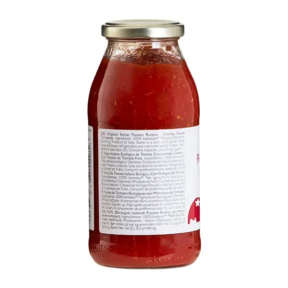 Passata Rustica Demeter Clearspring 510 g økologisk