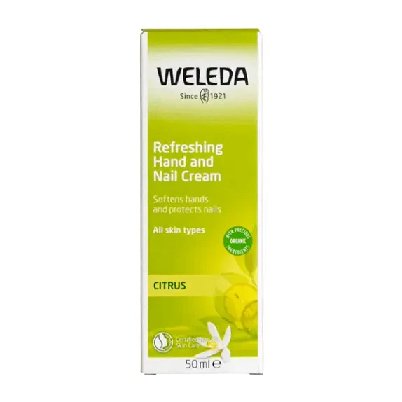 Refreshing Hand and Nail Cream Citrus Weleda 50 ml